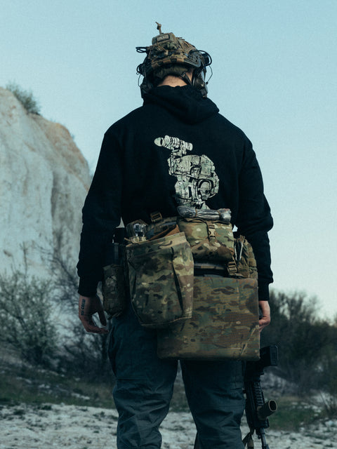 Худи BEZET Fighter черный