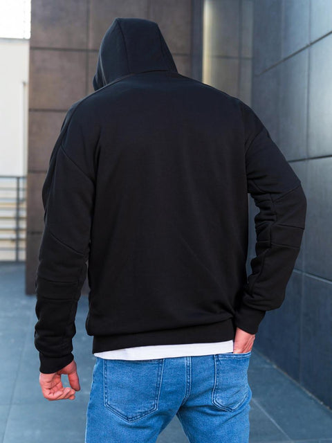 Hoodie BEZET Crazy қара