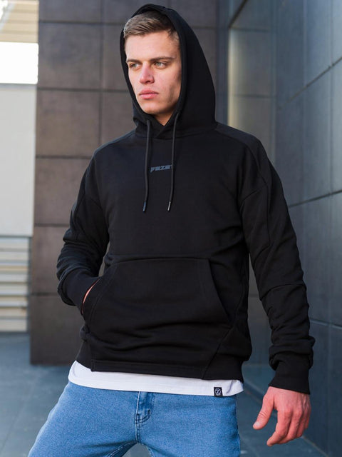 Hoodie BEZET Crazy қара