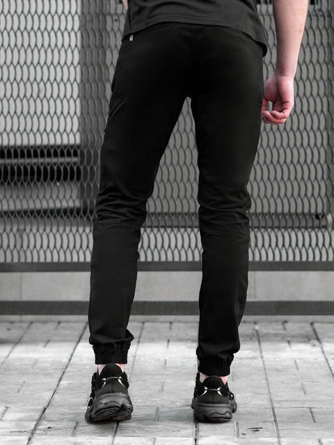 Жүгіру шалбары BEZET Techwear қара түсті